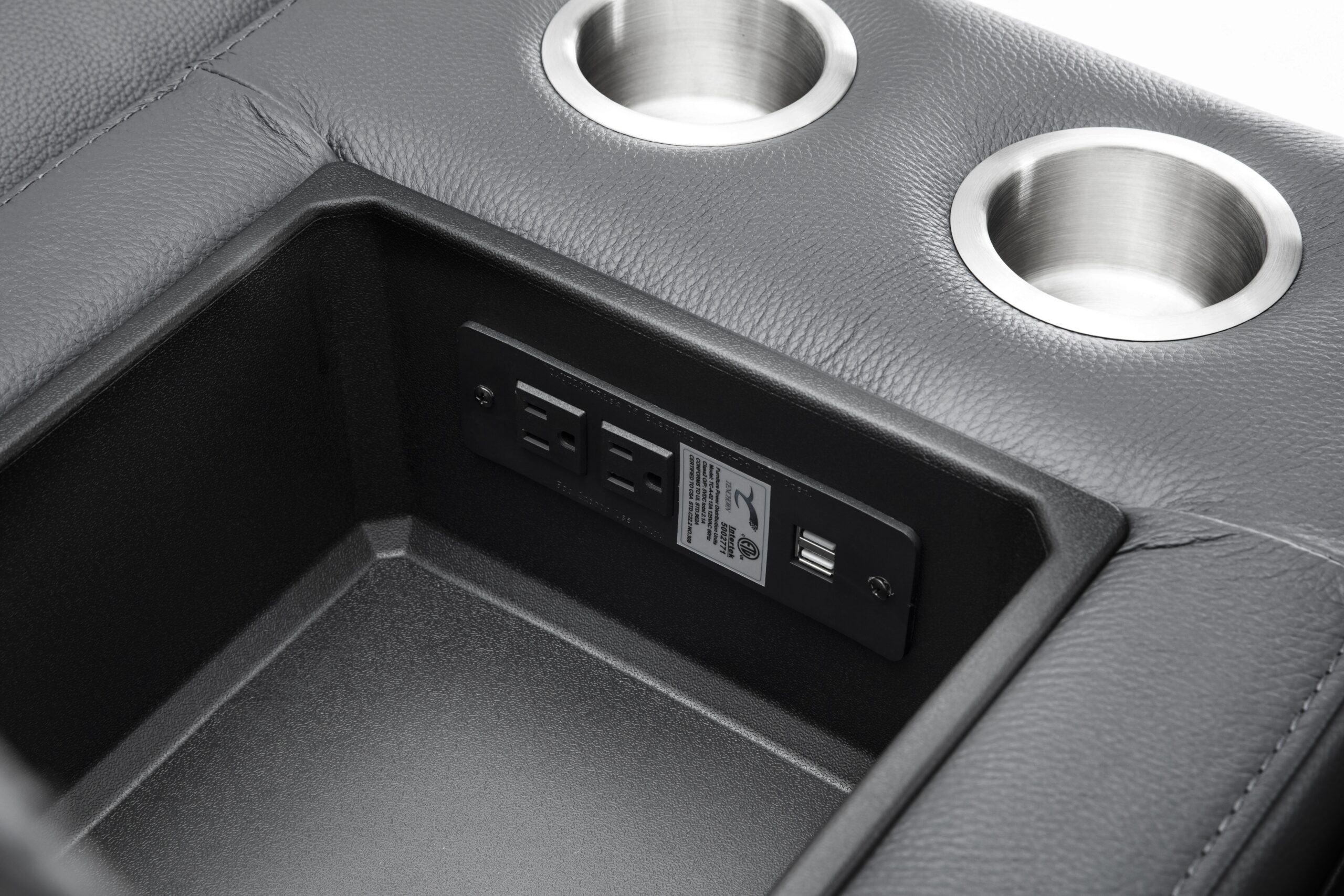 Picasso 6Pc Motion Sectional In Black - Image 5