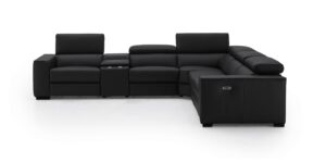 Picasso 6Pc Motion Sectional In Black