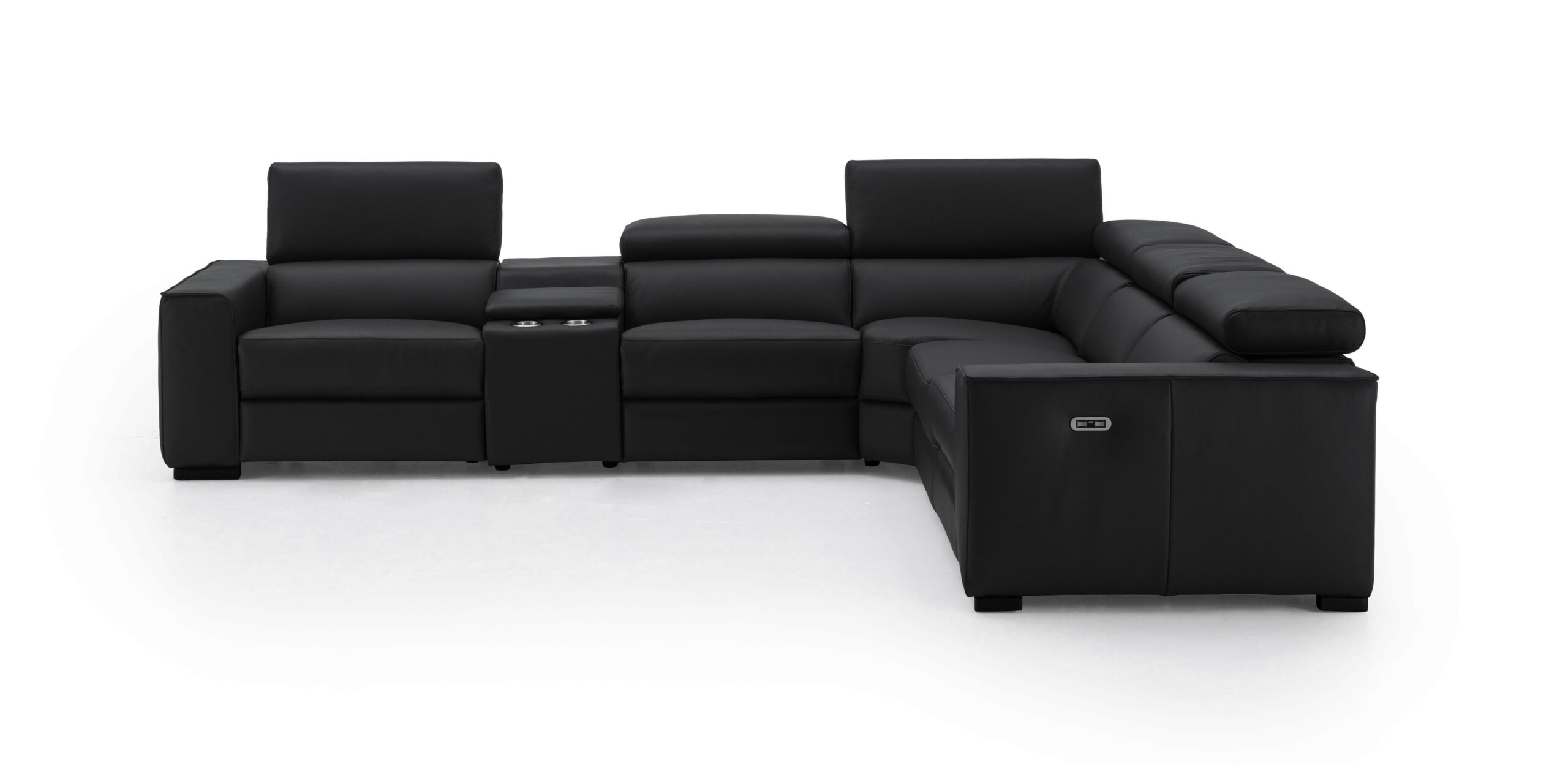 Picasso 6Pc Motion Sectional In Black