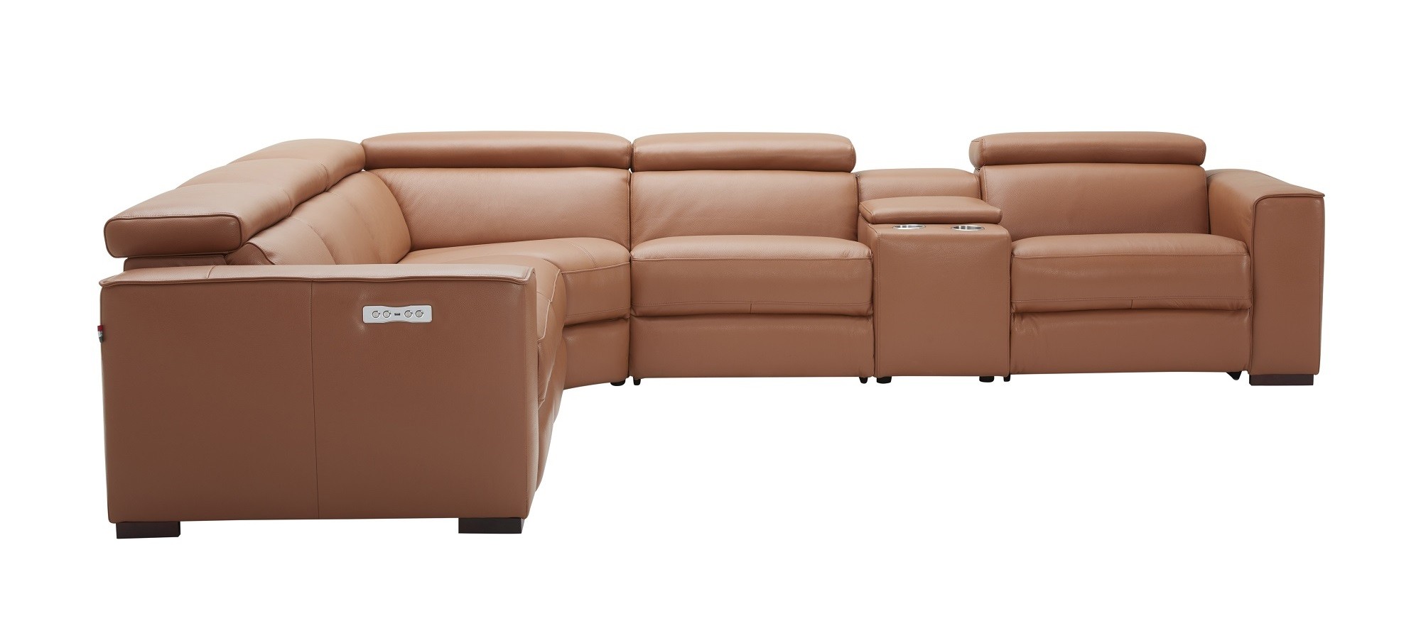 Picasso 6Pc Motion Sectional In Caramel - Image 5