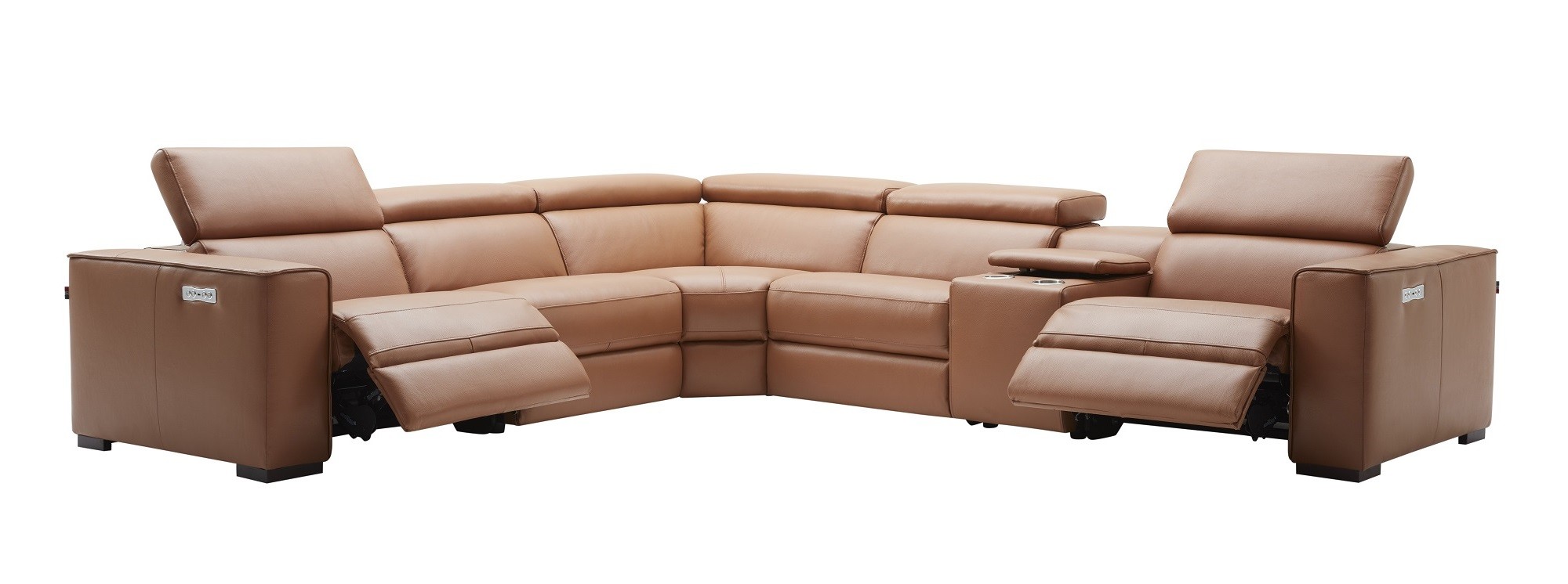 Picasso 6Pc Motion Sectional In Caramel - Image 3