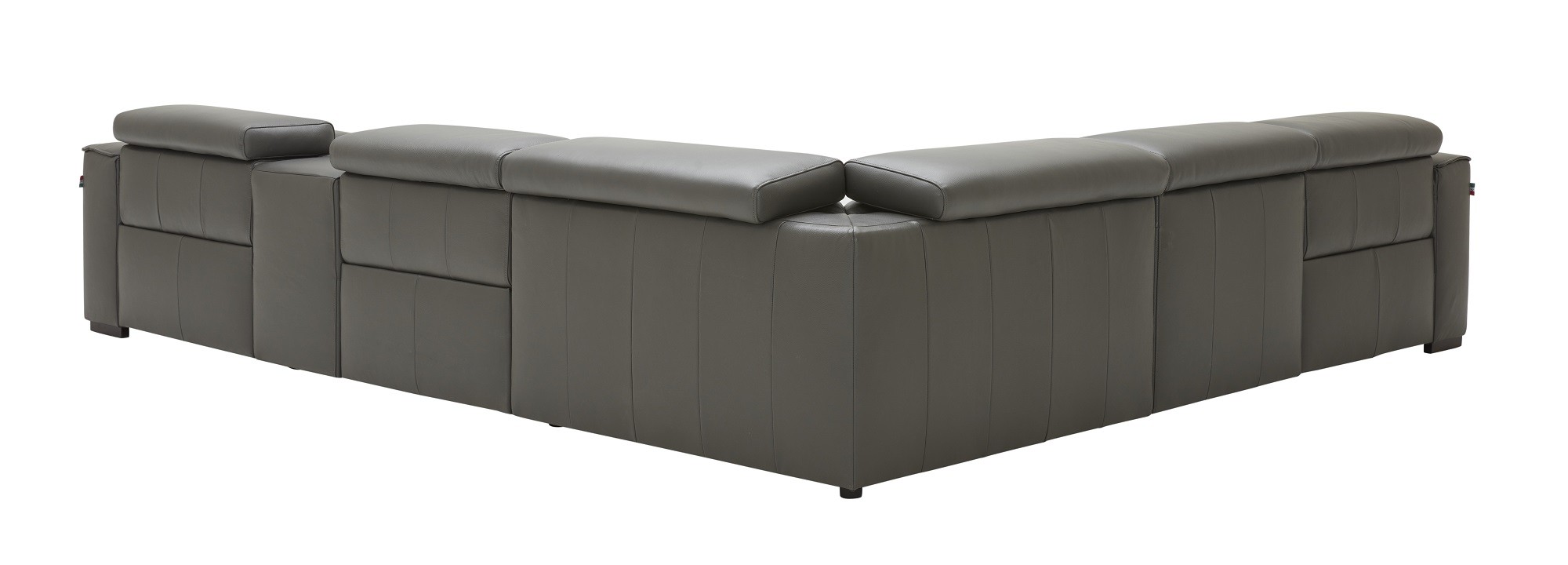 Picasso 6Pc Motion Sectional In Dark Grey - Image 7