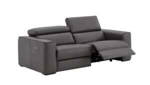 Picasso Love Seat In Dark Grey (no console)