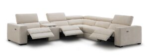 Picasso 6Pc Fabric Motion Sectional In Sand