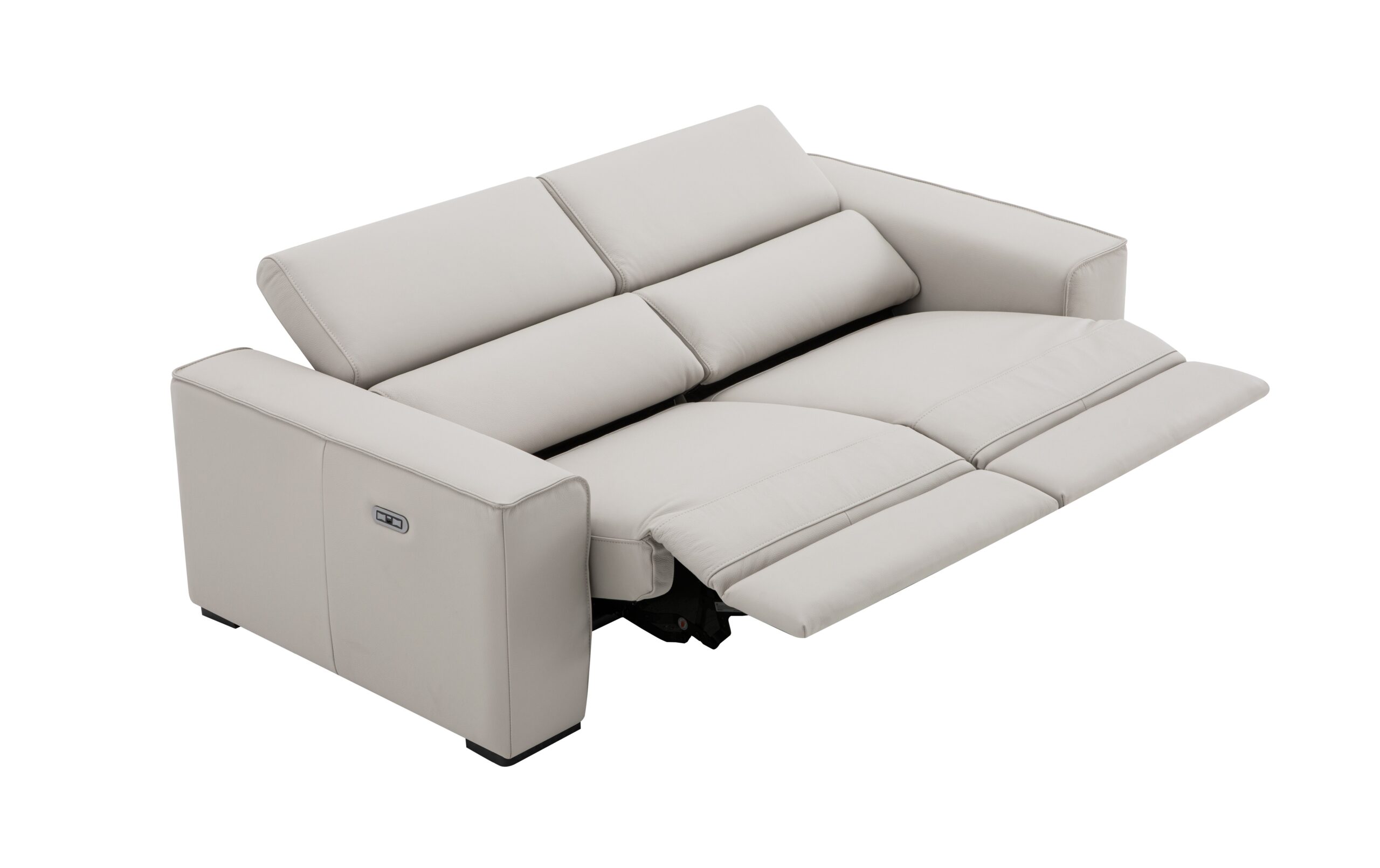 Picasso Love Seat In Silver Grey (no console) - Image 4