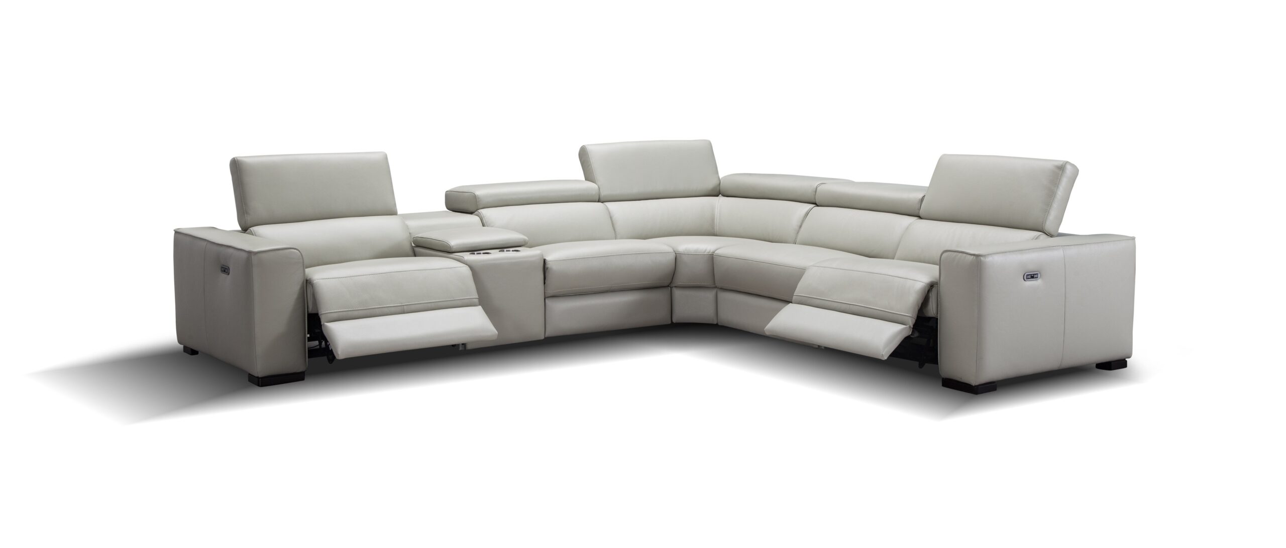Picasso 6Pc Motion Sectional In Silver Grey - Image 16