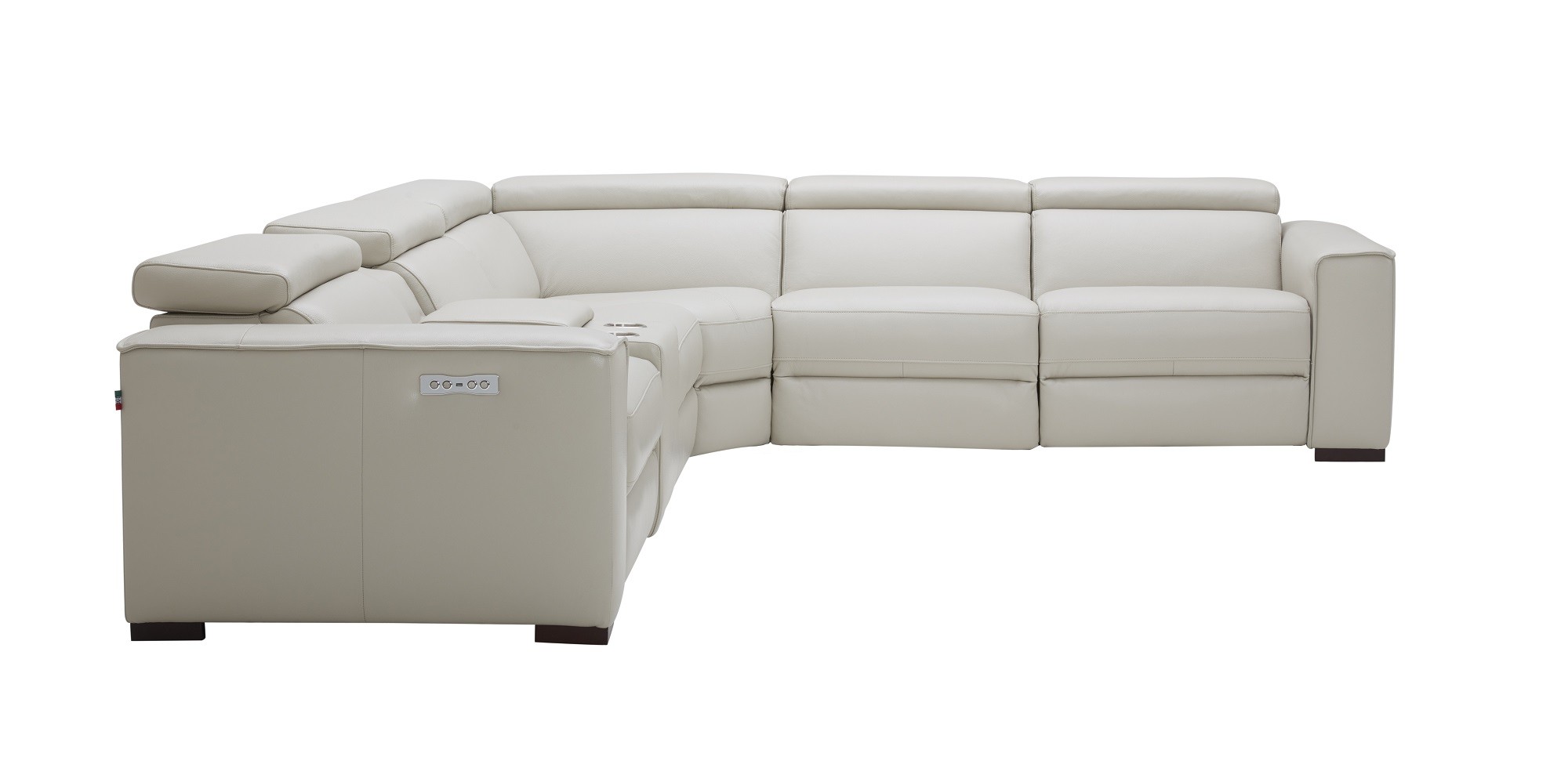 Picasso 6Pc Motion Sectional In Silver Grey - Image 11