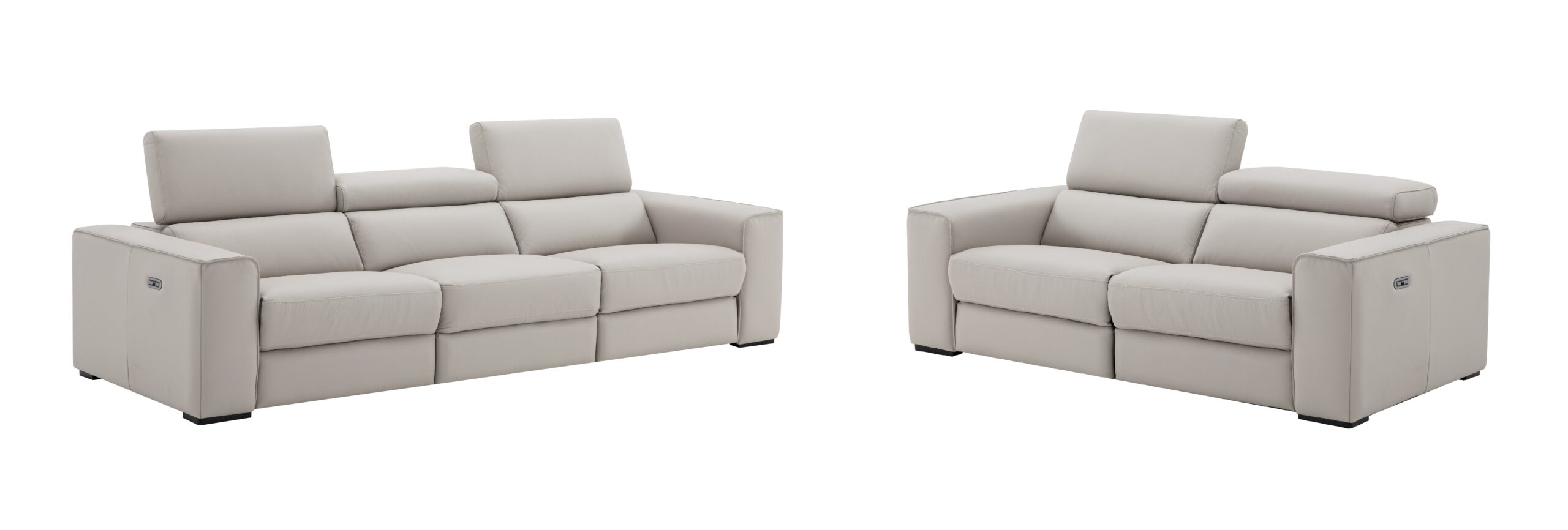 Picasso Love Seat In Silver Grey (no console) - Image 6