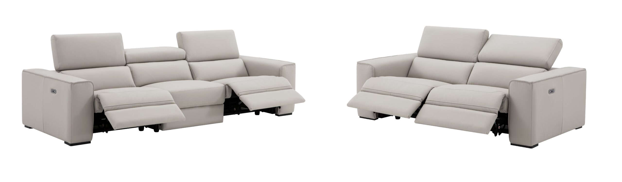 Picasso Love Seat In Silver Grey (no console) - Image 5