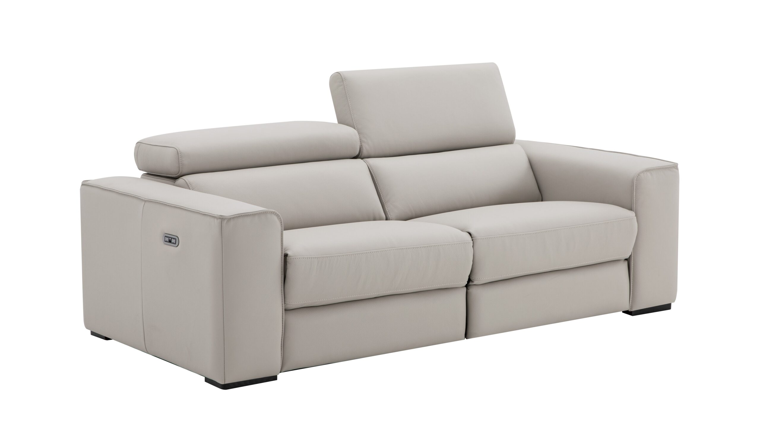 Picasso Love Seat In Silver Grey (no console)