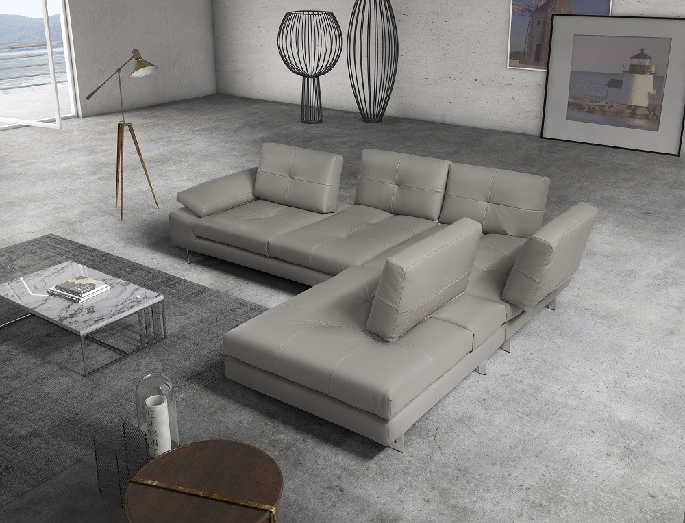 The Prive Leather Sectional - Image 2