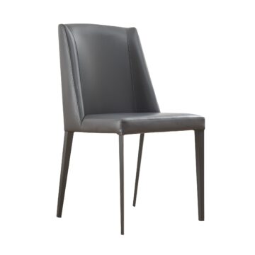 Reno Dining Chair in Grey, Set of 2