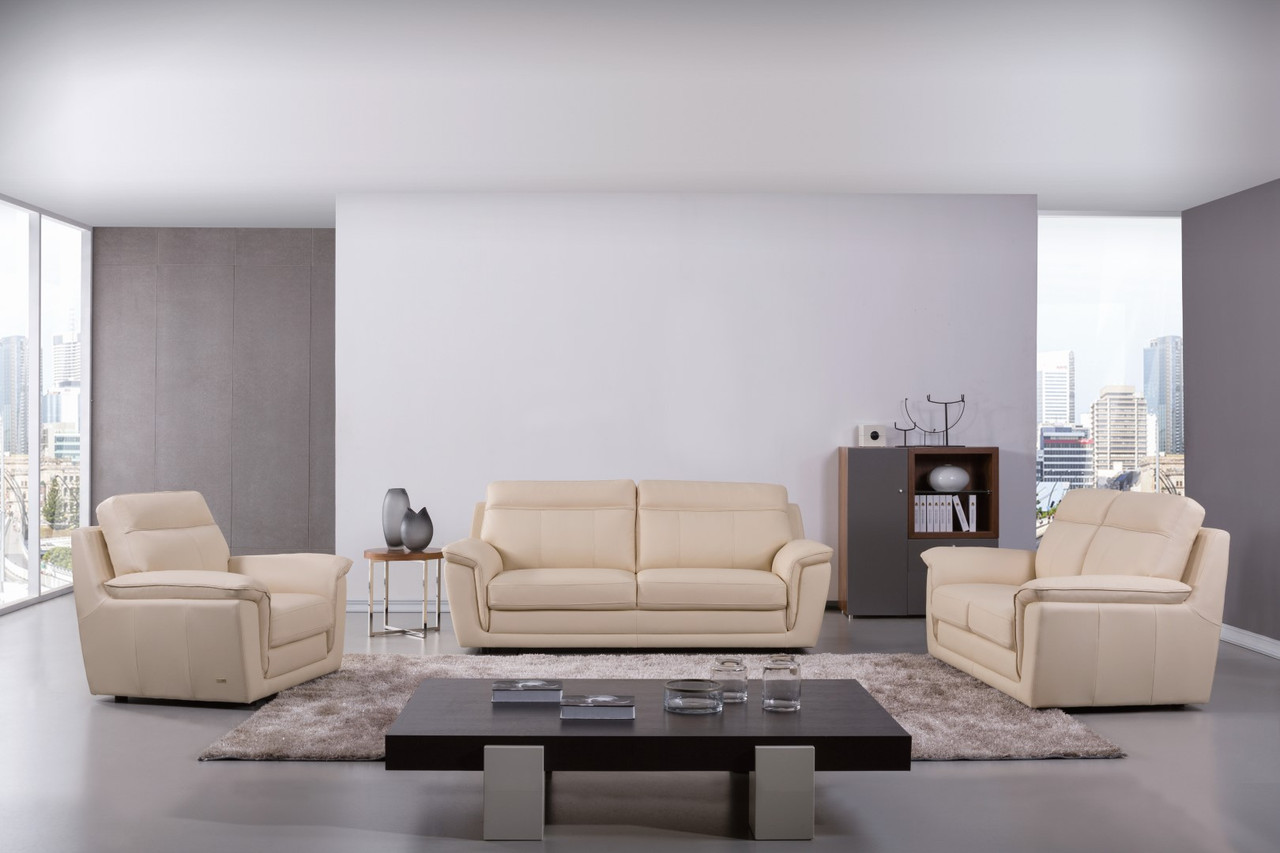 S210 Beige Loveseat - Image 3