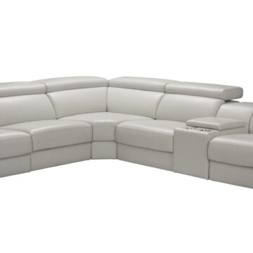 Salvador 6Pc Motion Sectional In Light Grey