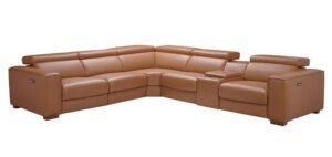 Salvador 6Pc Motion Sectional In Pumpkin
