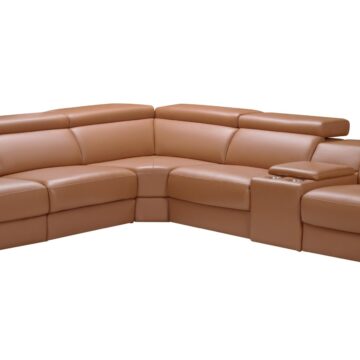 Salvador 6Pc Motion Sectional In Pumpkin