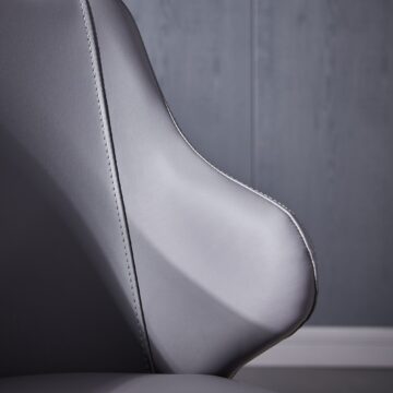 San Francisco Dining Chair in Grey, Set of 2