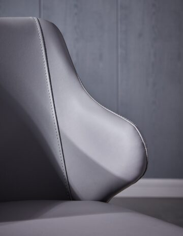 San Francisco Dining Chair in Grey, Set of 2