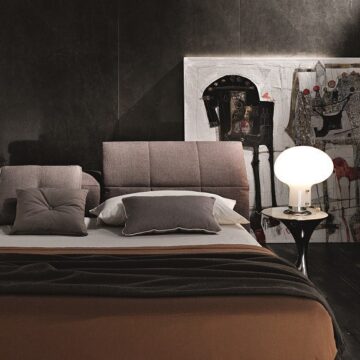 Tower Storage Bed in Taupe