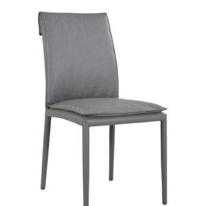 Togo Chair in Charcoal Grey 801, Set of 2