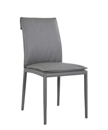 Togo Chair in Charcoal Grey 801, Set of 2
