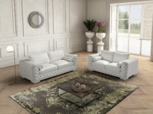 The Vanity Leather Sofa Set