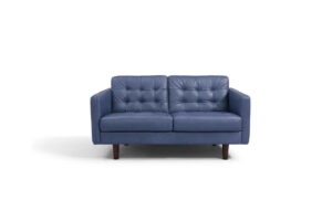 Venere Navy Loveseat