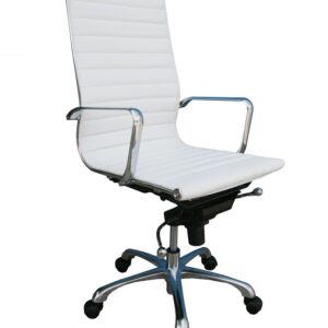 Comfy High Back Office Chair In White