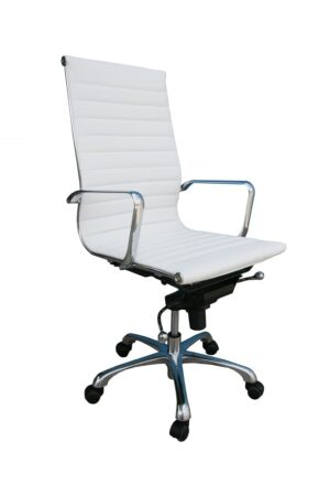 Comfy High Back Office Chair In White