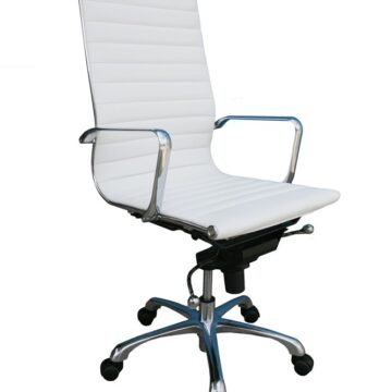 Comfy High Back Office Chair In White