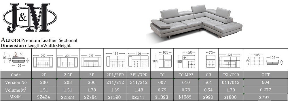 Aurora Sectional by J&M - Image 5