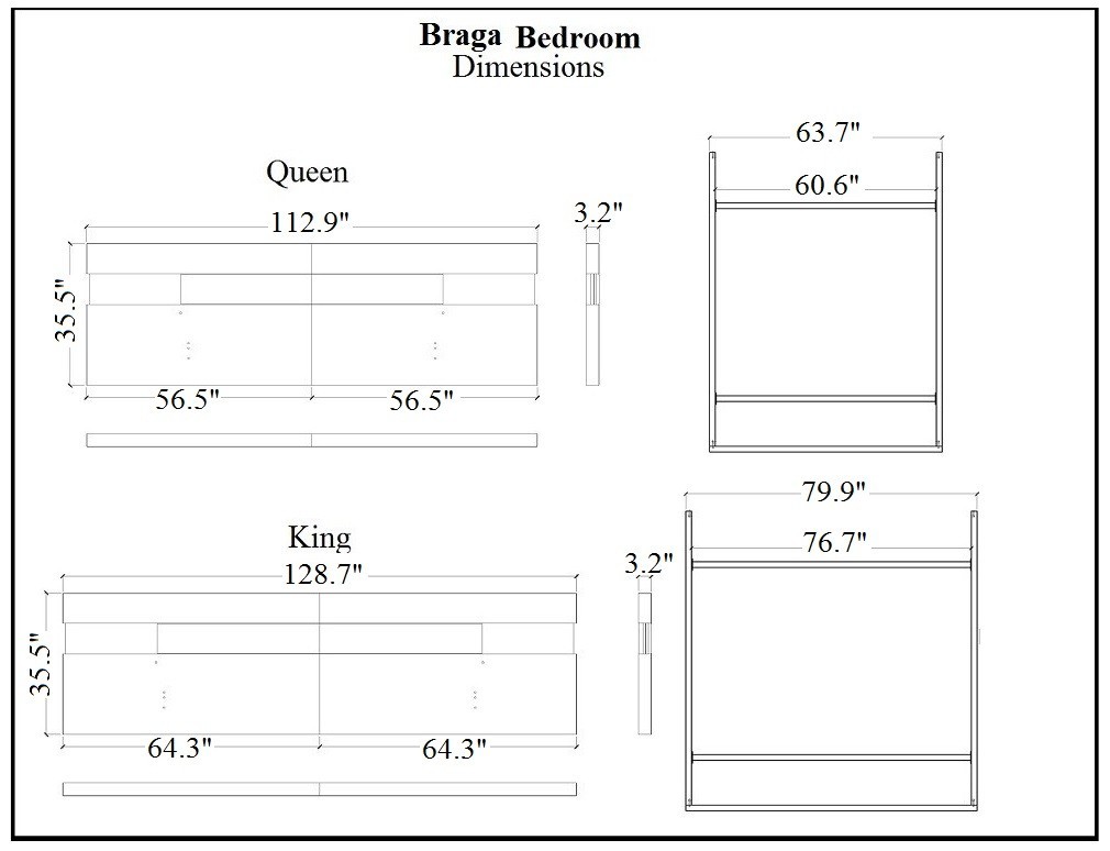 Braga Premium Bedroom Set - Image 3