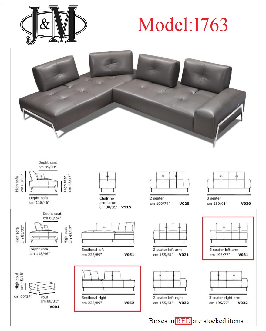 I763 Sectional in Light Grey - Image 3