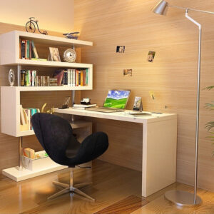 KD002 Modern Office Desk in Matte White