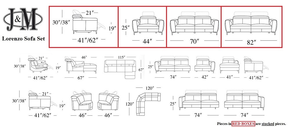 Lorenzo Motion Sofa Set in Grey Fabric - Image 13