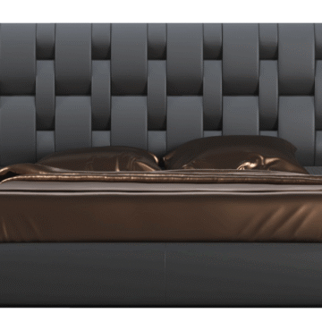 Emporio Black King size Bed