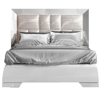 Carmen Bed with Frames White
