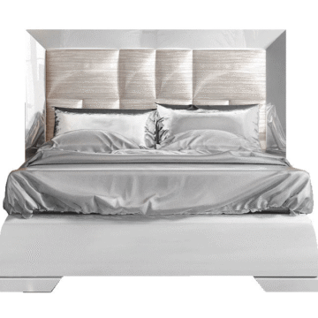 Carmen Queen size Bed White