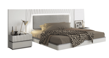 Marina White Bed with Frames