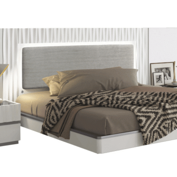 Marina White King size Bed