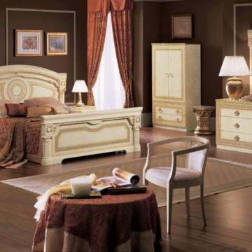 Aida Ivory Bedroom w/Gold, Camelgroup Italy