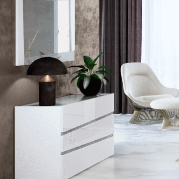 Alba Single Dresser w/Mirror