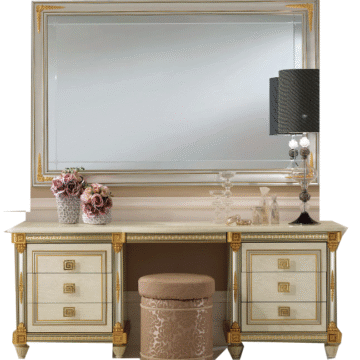 Liberty Vanity Dresser / mirror / pouf