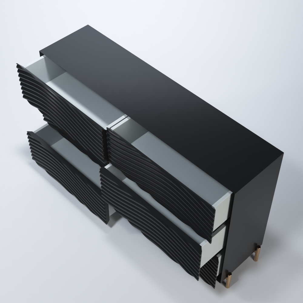 2119 Sectional with Extra Chair- Dark Grey, Composition 2 - Image 3