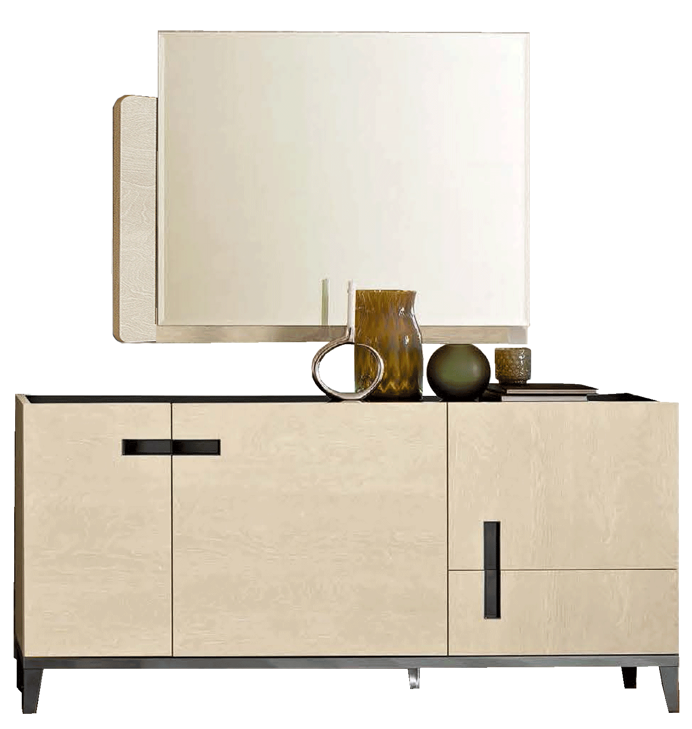 Ambra mirror for Dresser/ 3Door buffet & Elite 2 Door buffet IVORY - Image 3