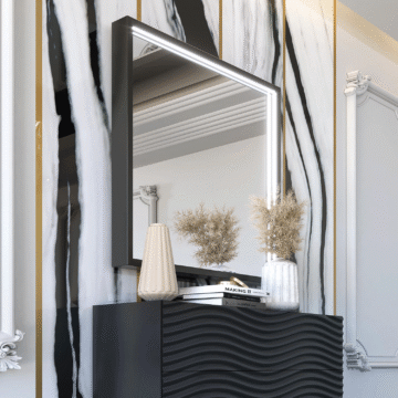 2119 Sectional with Extra Chair - White