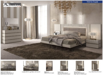 Marina Bedroom Taupe