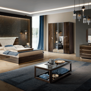 Smart Bedroom Walnut by Camelgroup – Italy