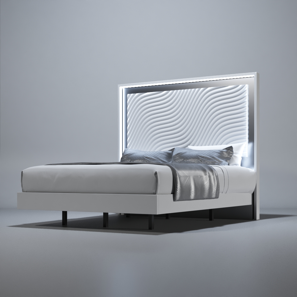 Wave Bedroom White - Image 15