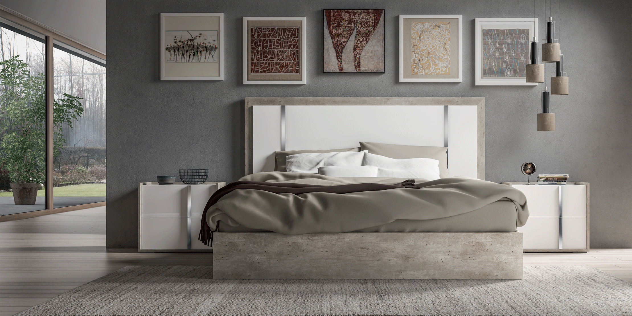 Treviso Bed with Frames - Image 3